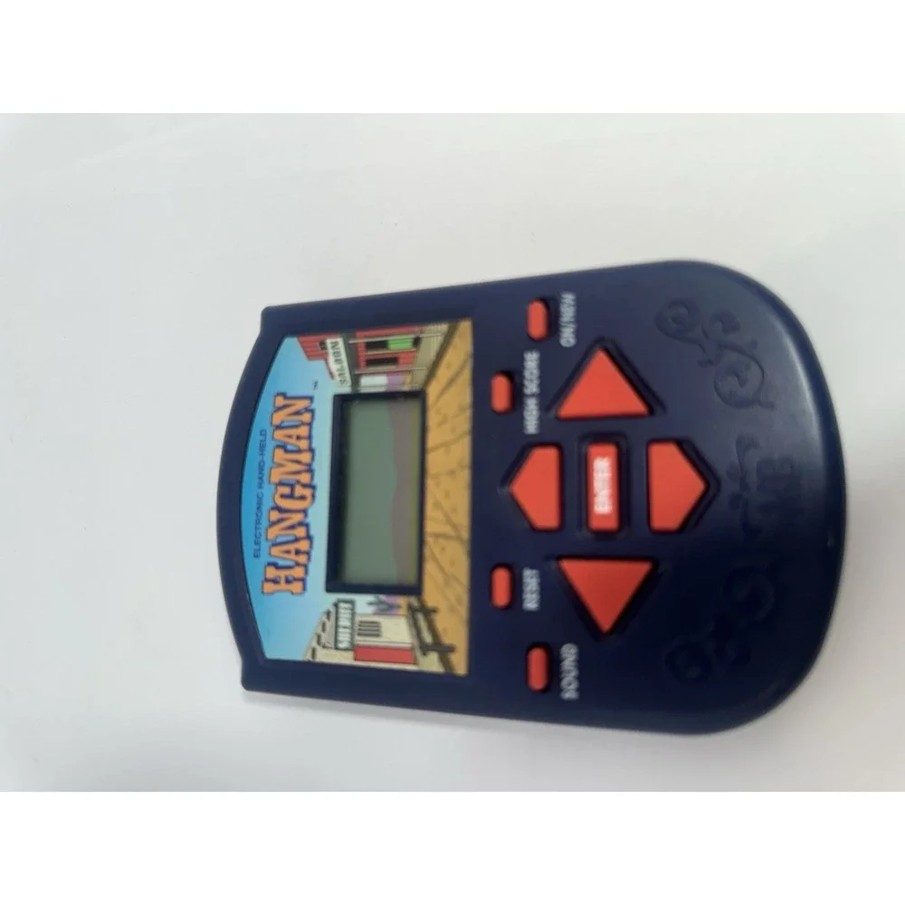 1995 Vintage Hangman Handheld Electronic Game Milton Bradley Hand Held TESTED!
